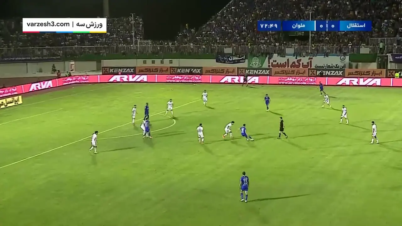 خلاصه بازی استقلال و ملوان 8 خرداد 1404