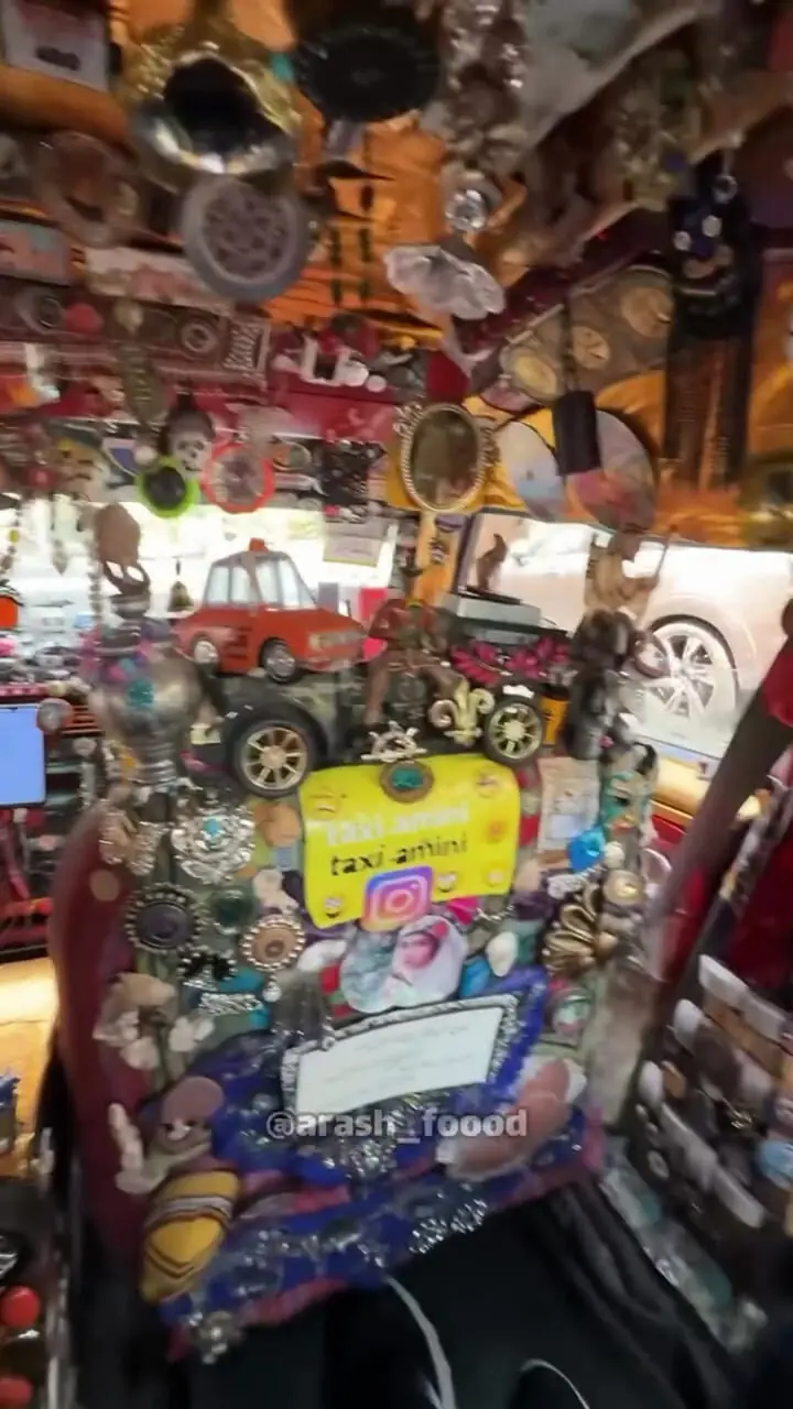 خاص ترین تاکسی تهران با دیزاین اکسسوری!