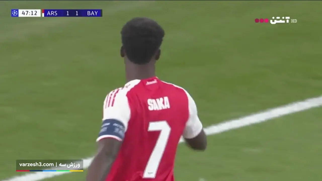 خلاصه بازی فوتبال آرسنال و بایرن مونیخ 5 آذر 1404