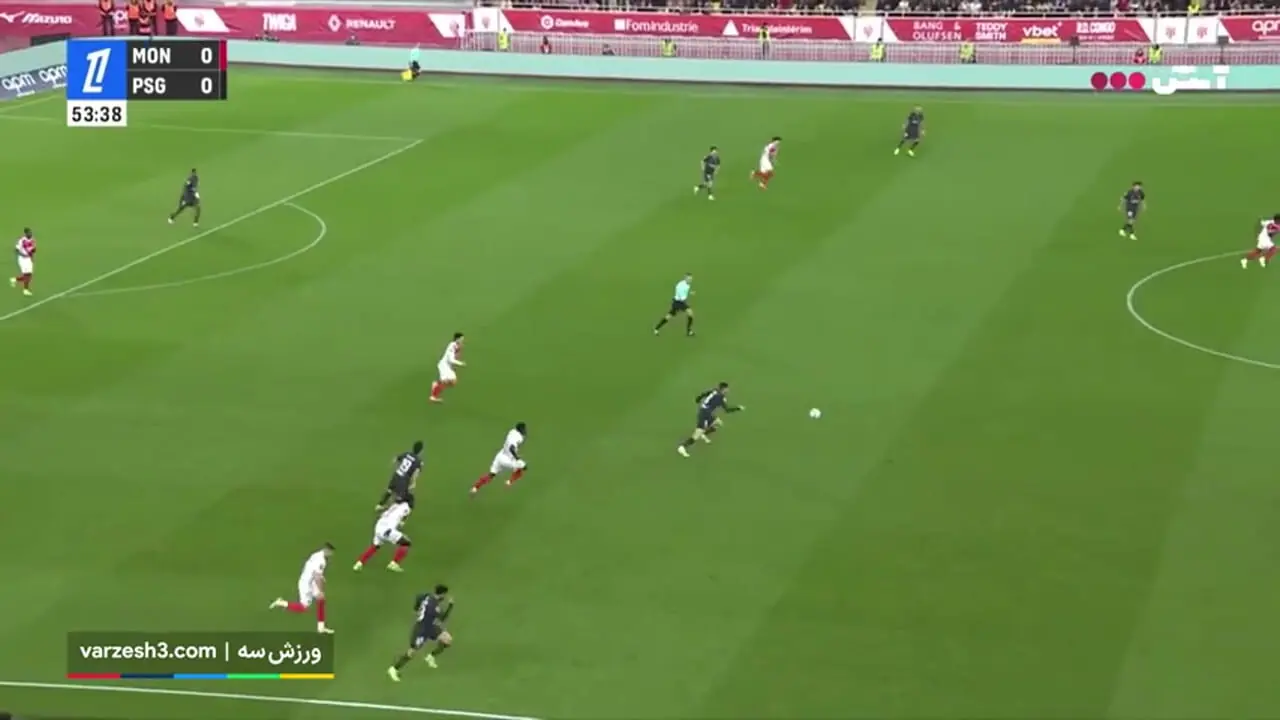 خلاصه بازی فوتبال موناکو و پاری سن ژرمن 8 آذر 1404
