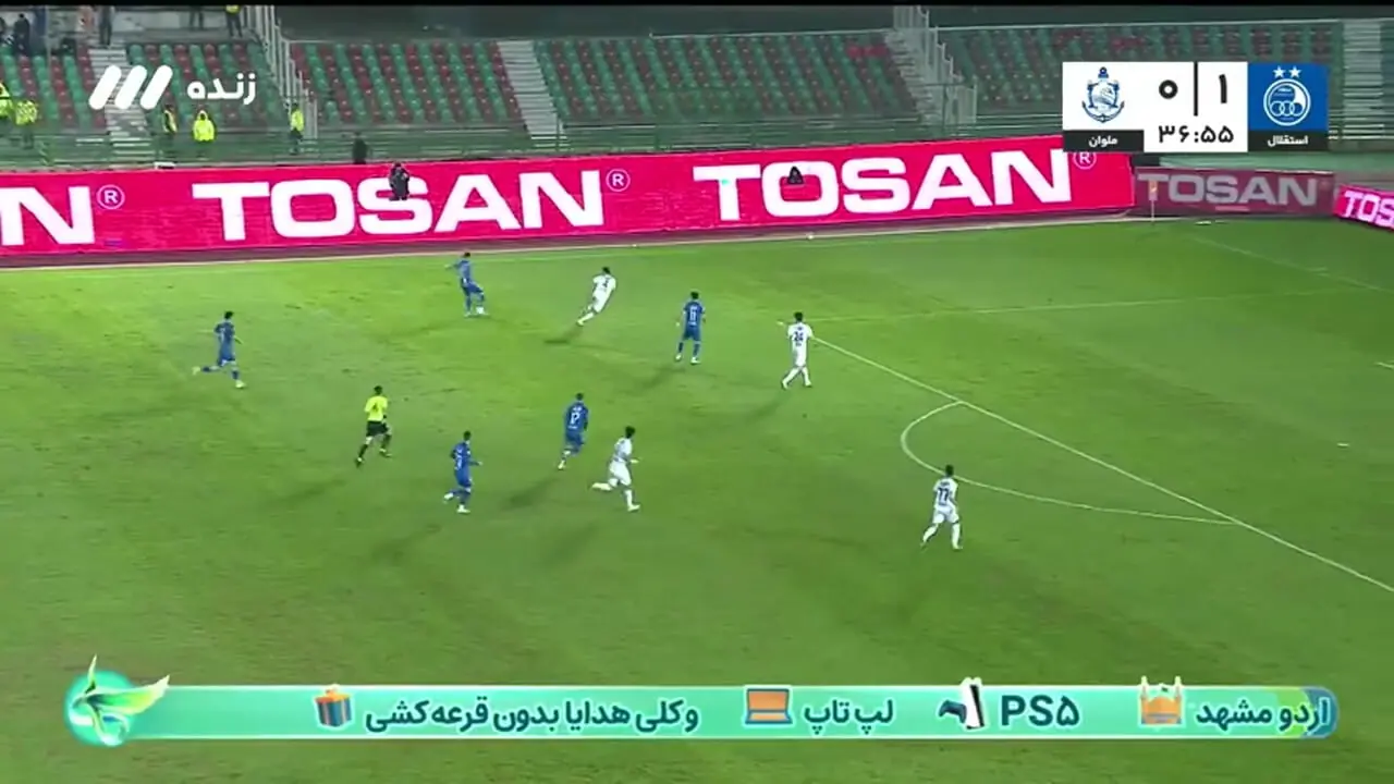 خلاصه بازی استقلال و ملوان 19 آذر 1404