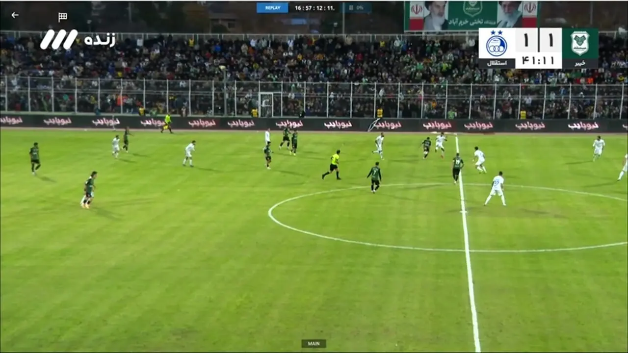 خلاصه بازی استقلال و خیبر خرم آباد 24 آذر 1404