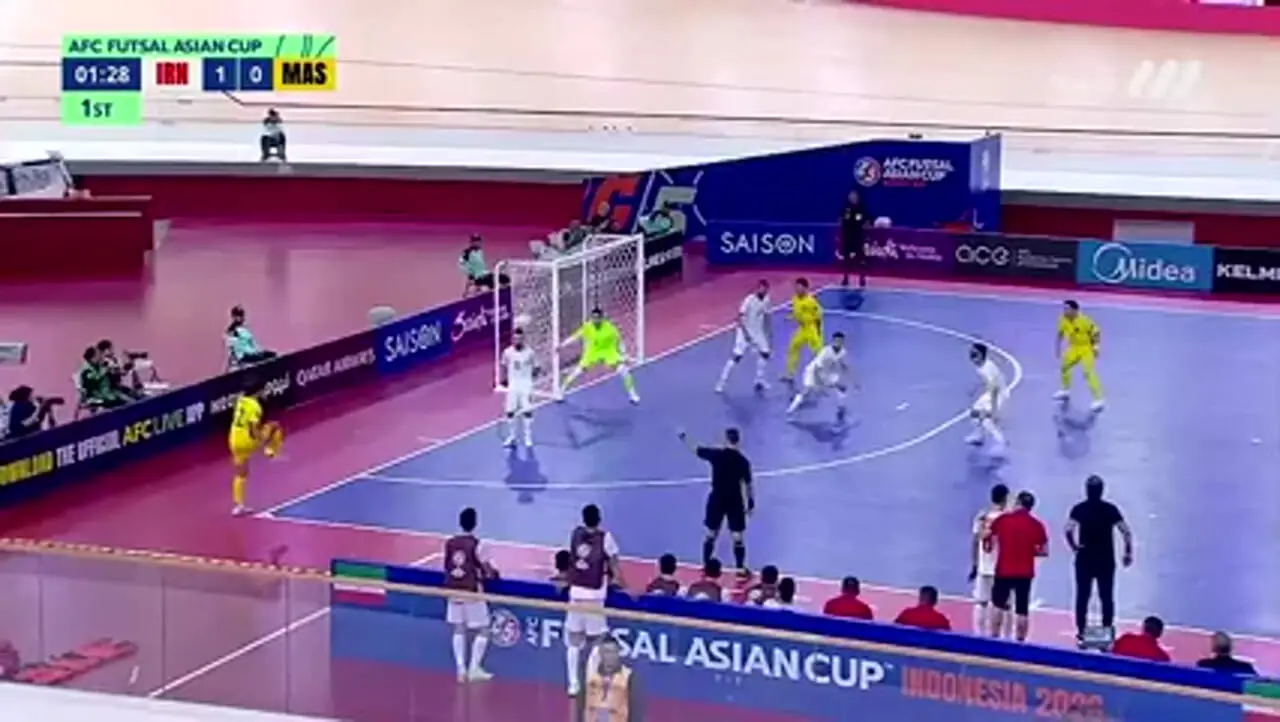خلاصه بازی فوتسال ایران و مالزی ۸ بهمن ۱۴۰۴