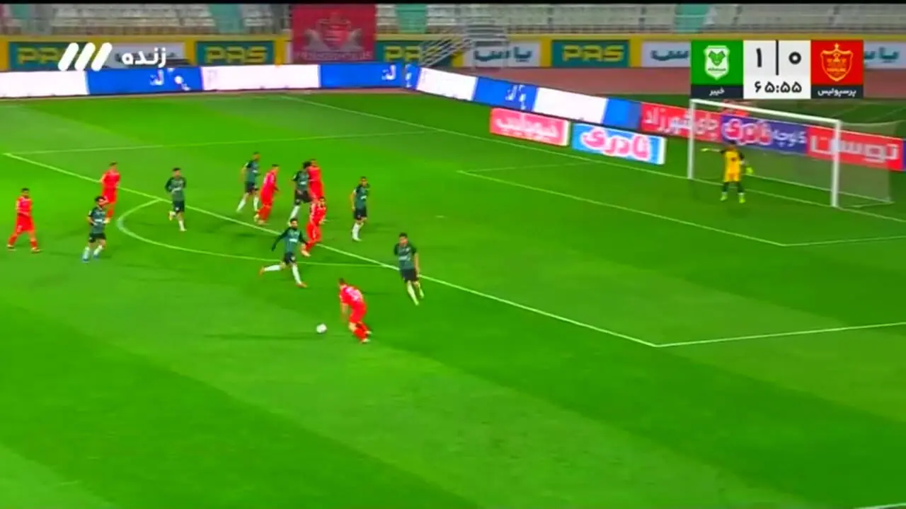 خلاصه بازی پرسپولیس و خیبر خرم آباد 1 اسفند 1404
